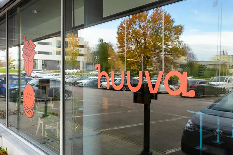 The ghost restaurant Huuva is located in Niittytaival 13, one of Mandatum's office buildings.
