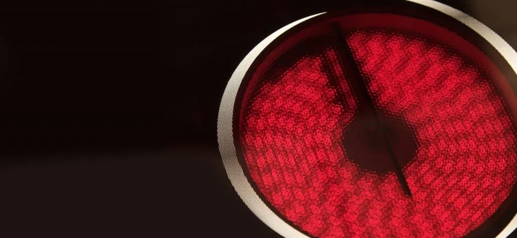 An empty hot plate on a cooker is a fire risk