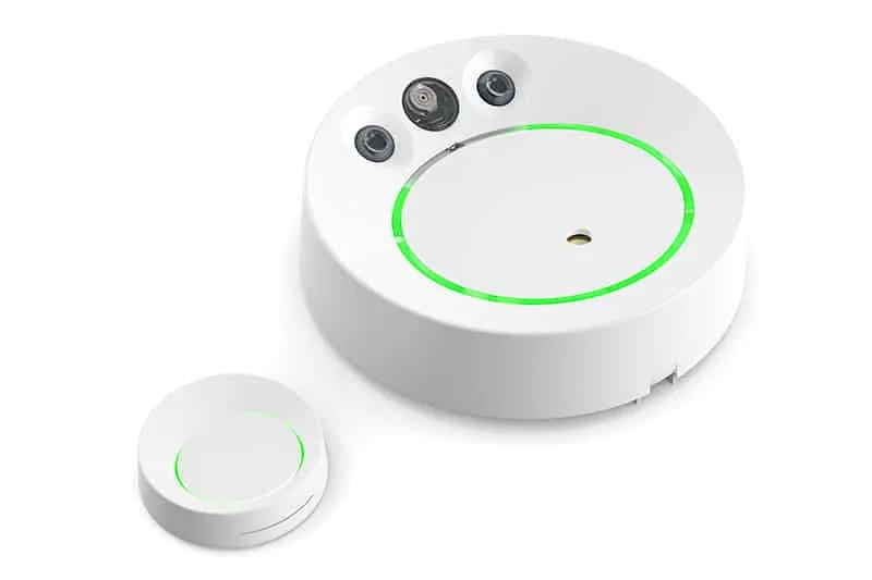 Safera Aurora -liesivahdin mukana tulee kaukosäädin.